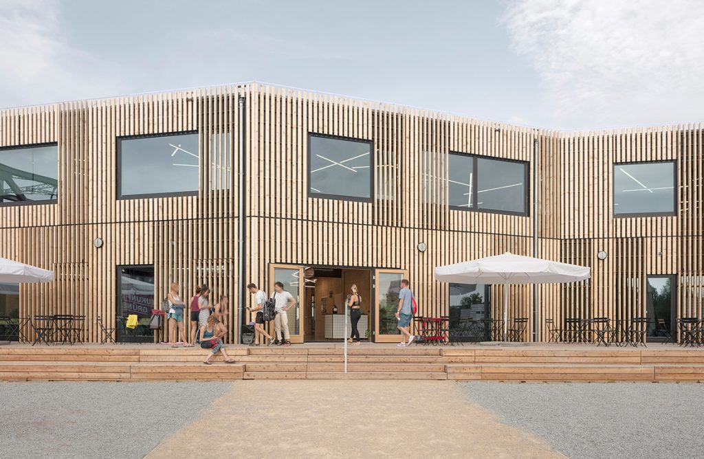 B-part Scharabi architects timber construction Berlin