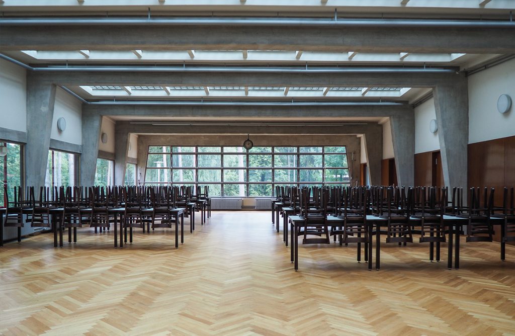 Kantine der Bundesschule in Bernau, Foto: Fiona Hirschmann