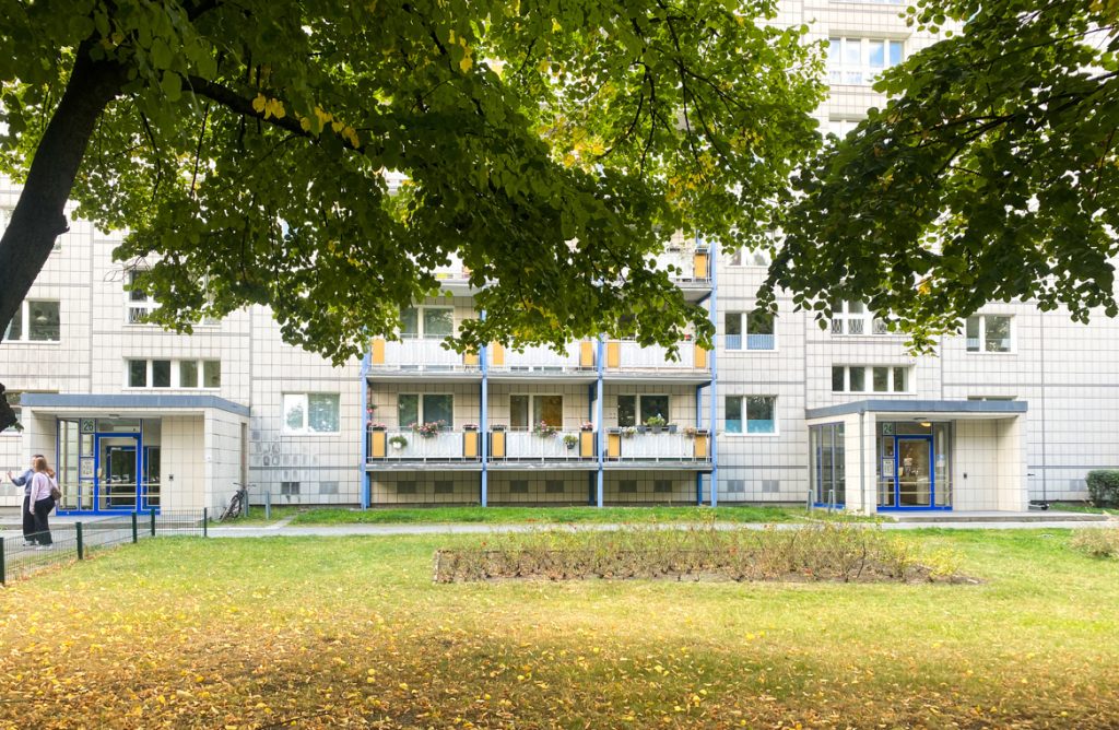 Sozialistischer industriell gefertigerter Wohnungsbau