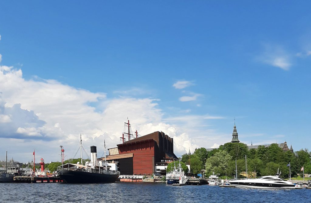 Blick auf Djurgarden mit dem Vasa_Museum